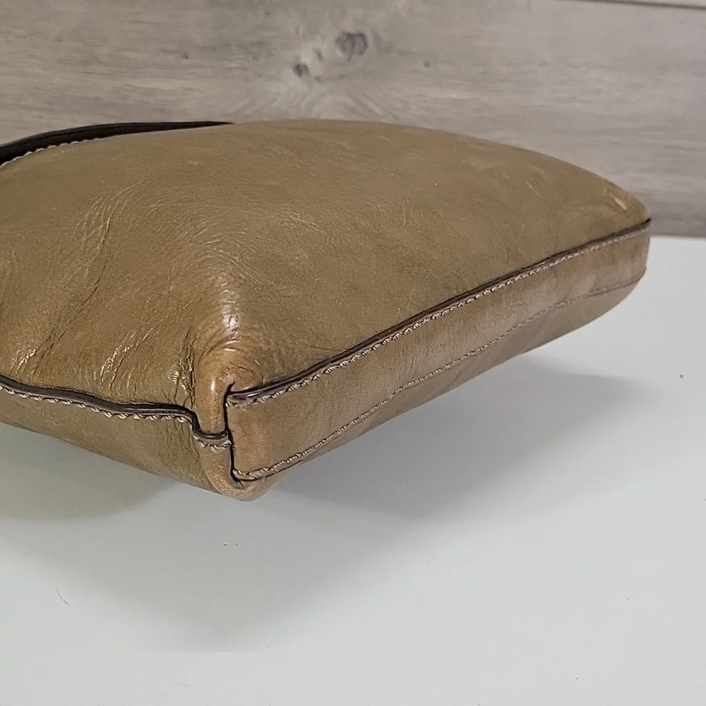 Frye Light Brown Leather Crossbody Bag